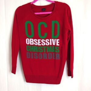 Christmas Sweater with Cute Graphic on Front Size M